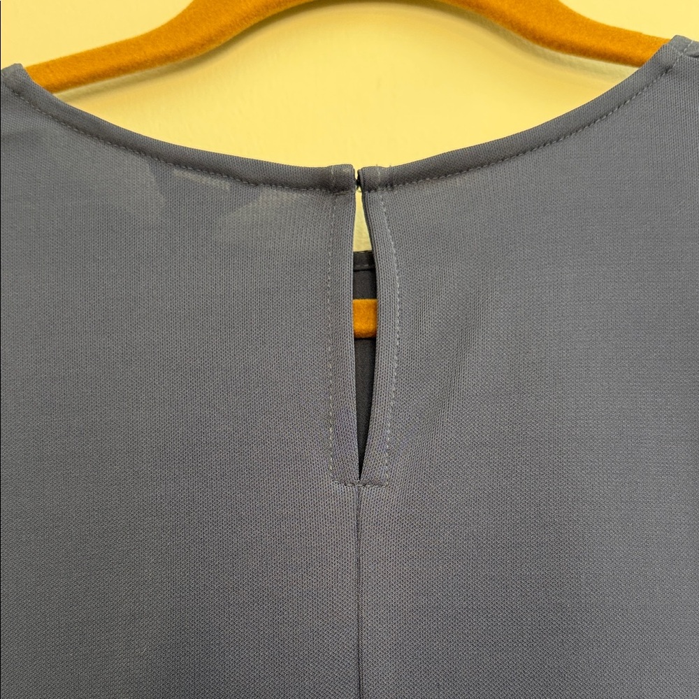 Ann Taylor Elegant Blue Blouse - Picture 6 of 7